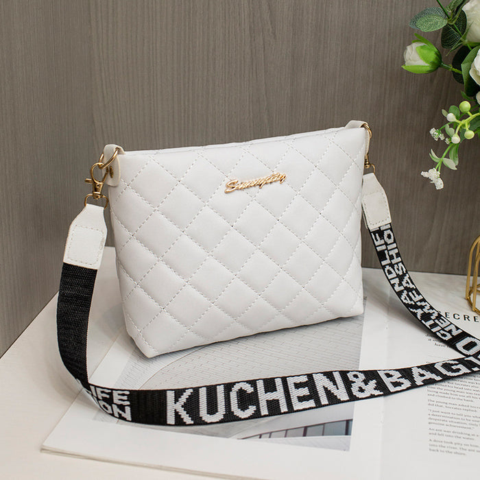 Femke | Gewatteerde crossbody tas met brede schouderband