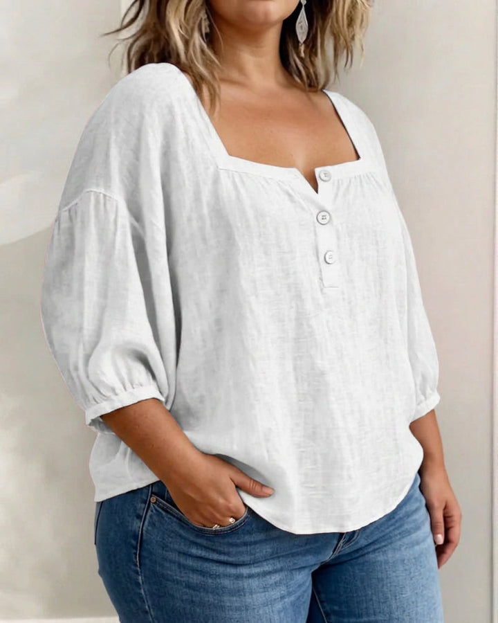 Sigrid | Blouse met Pofmouwen