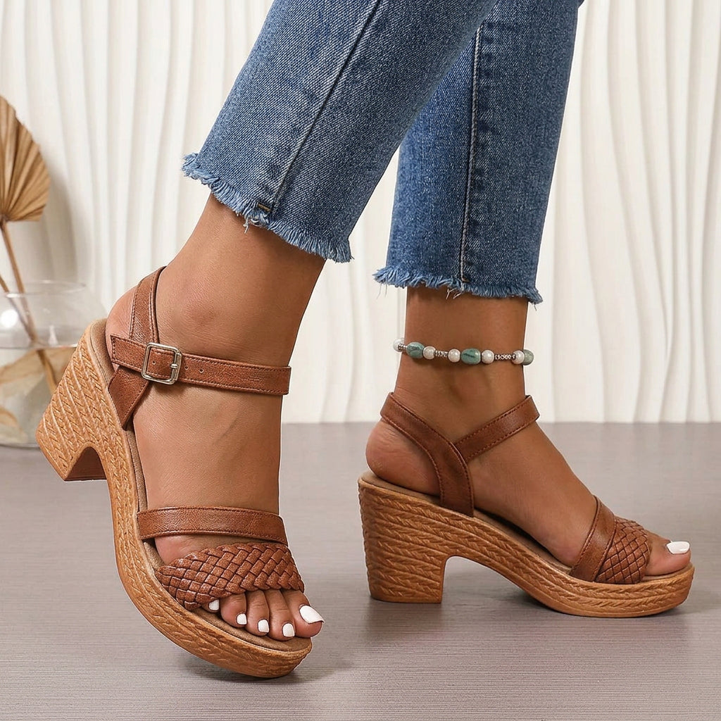 Paloma | Vlecht Sandalen