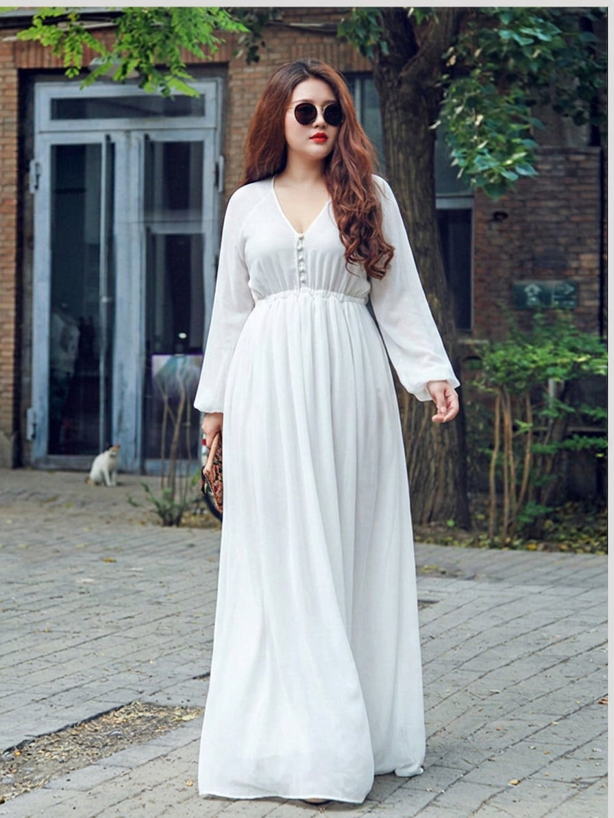 Signy Chiffon Jurk: Moeiteloze Zomer Elegantie