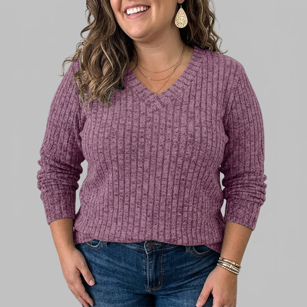 Opaline | V-Hals Lange Mouwen Top