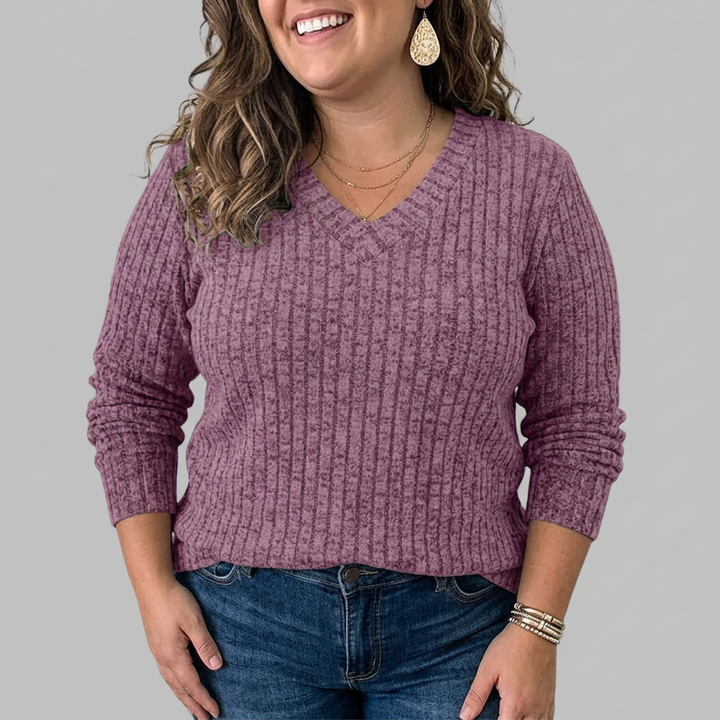 Opaline | V-Hals Lange Mouwen Top