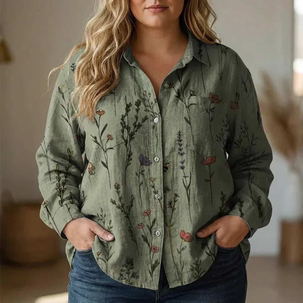 Posy | Bohemian Patroon Vintage Blouse