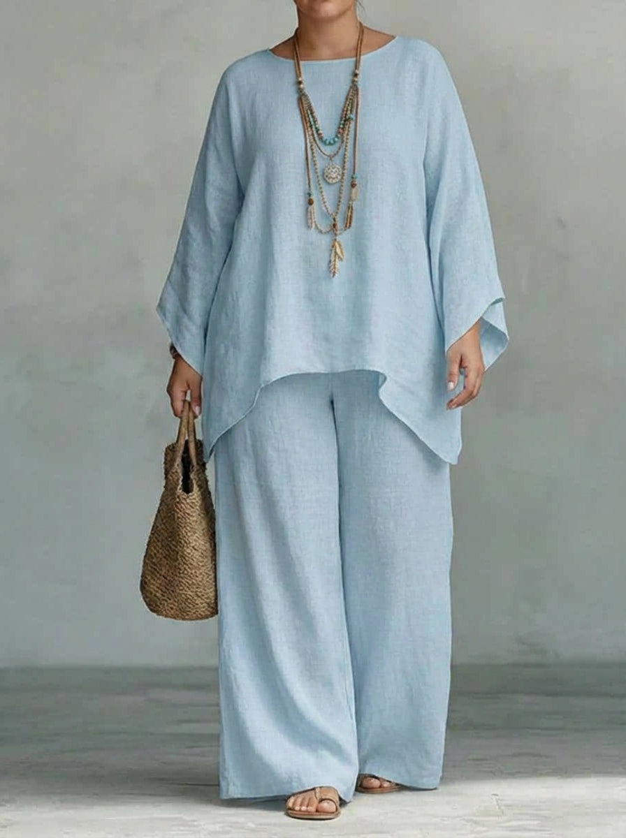 Rhian | Sky Whisper Flowing Two-Piece Set