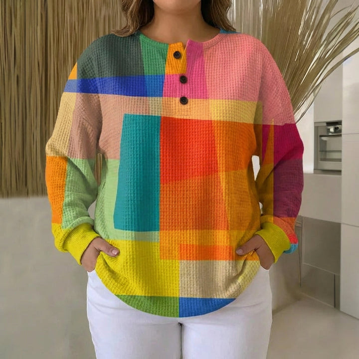 Vintage Gekleurd Sweatshirt