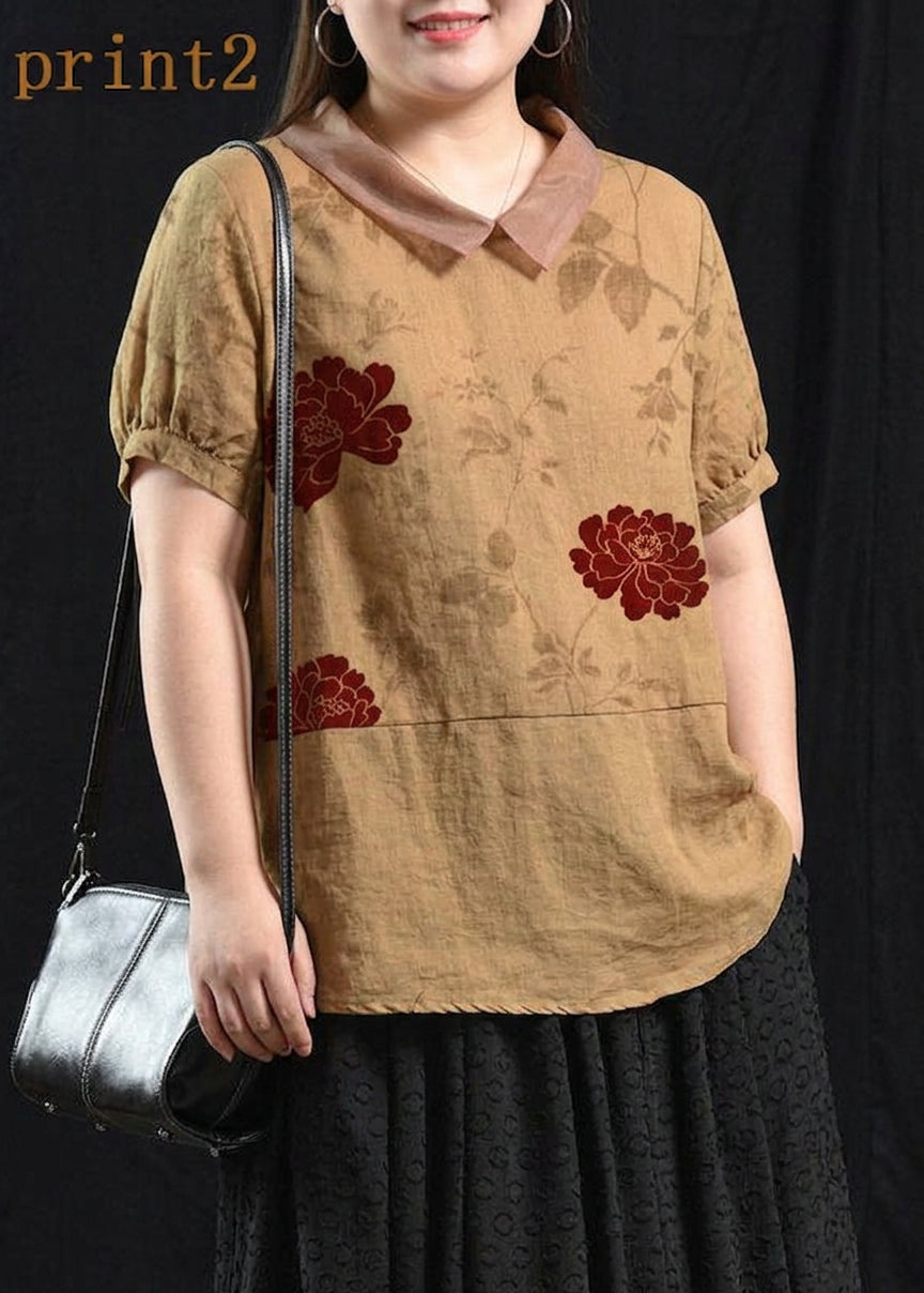 Saoirse - Zomer Linnen Shirt Blouse