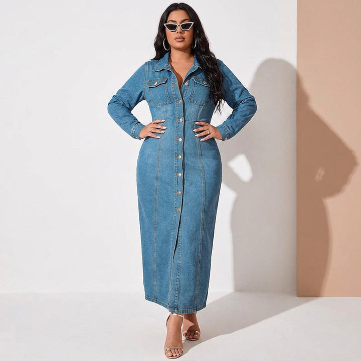 Wanda Denim Cardigan Jurk