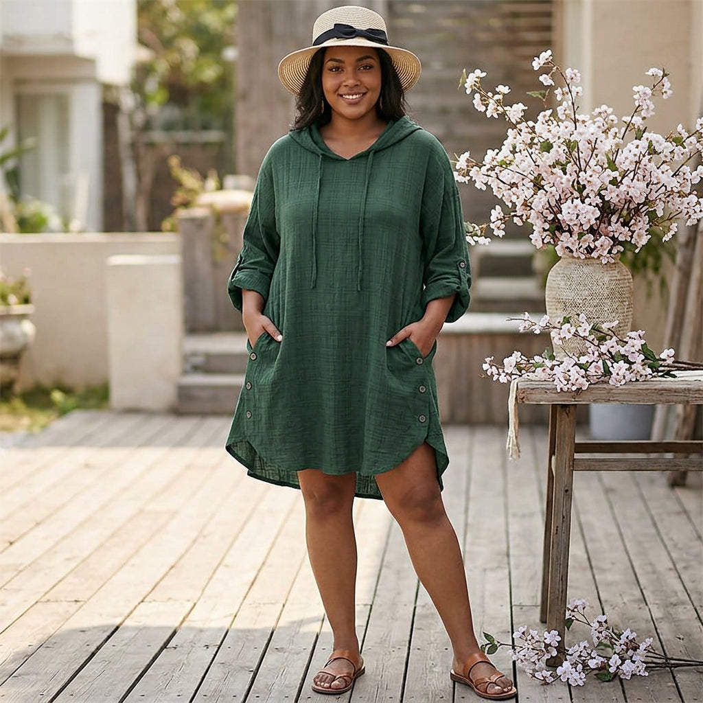 Amaya Geruite Hoodie: Een Cozy Everyday Style