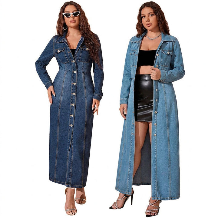 Wanda Denim Cardigan Jurk