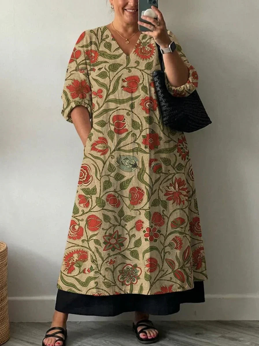 Elegante Jurk met Tati Print