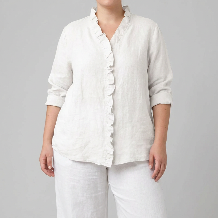Shiloh | Elegante Linnen Zomerblouse