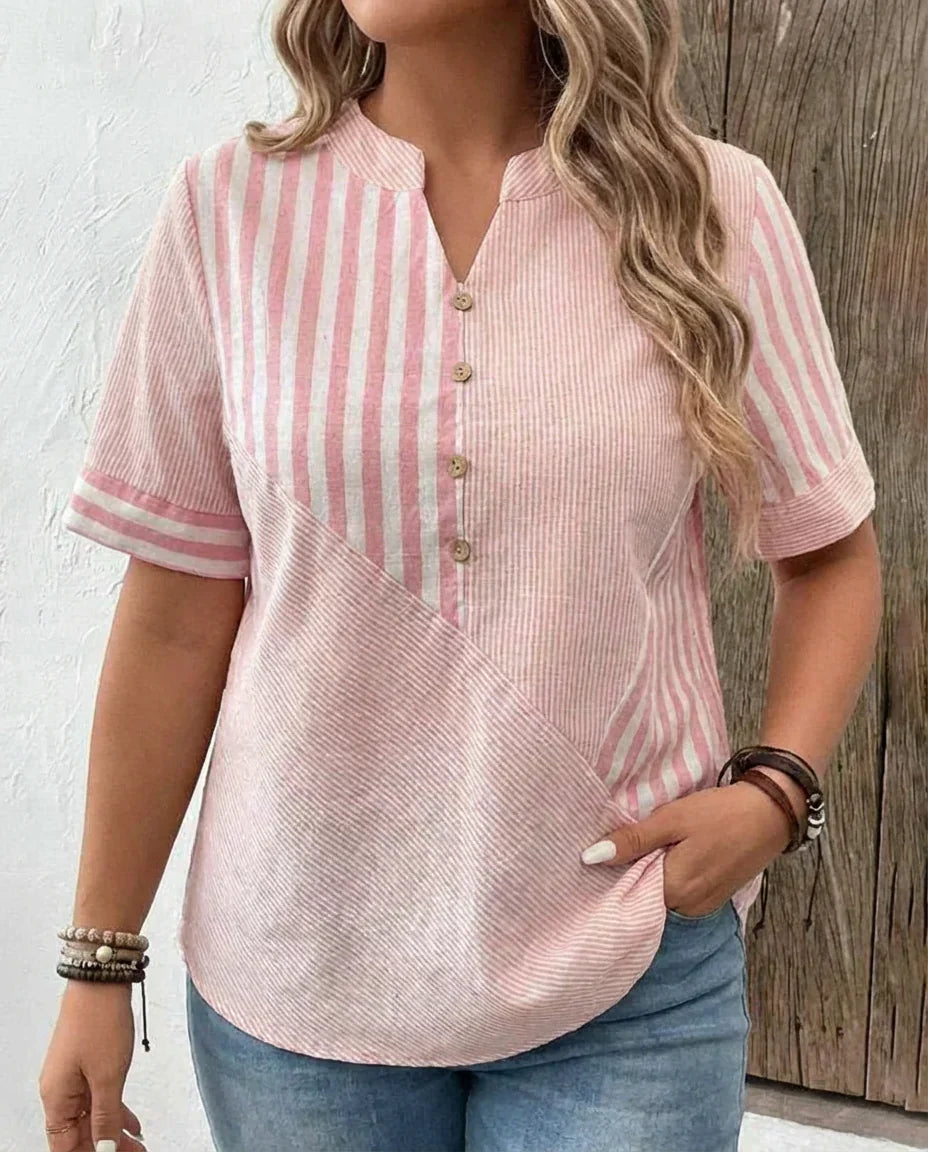 Frankie | Zachte Gestreepte Blouse