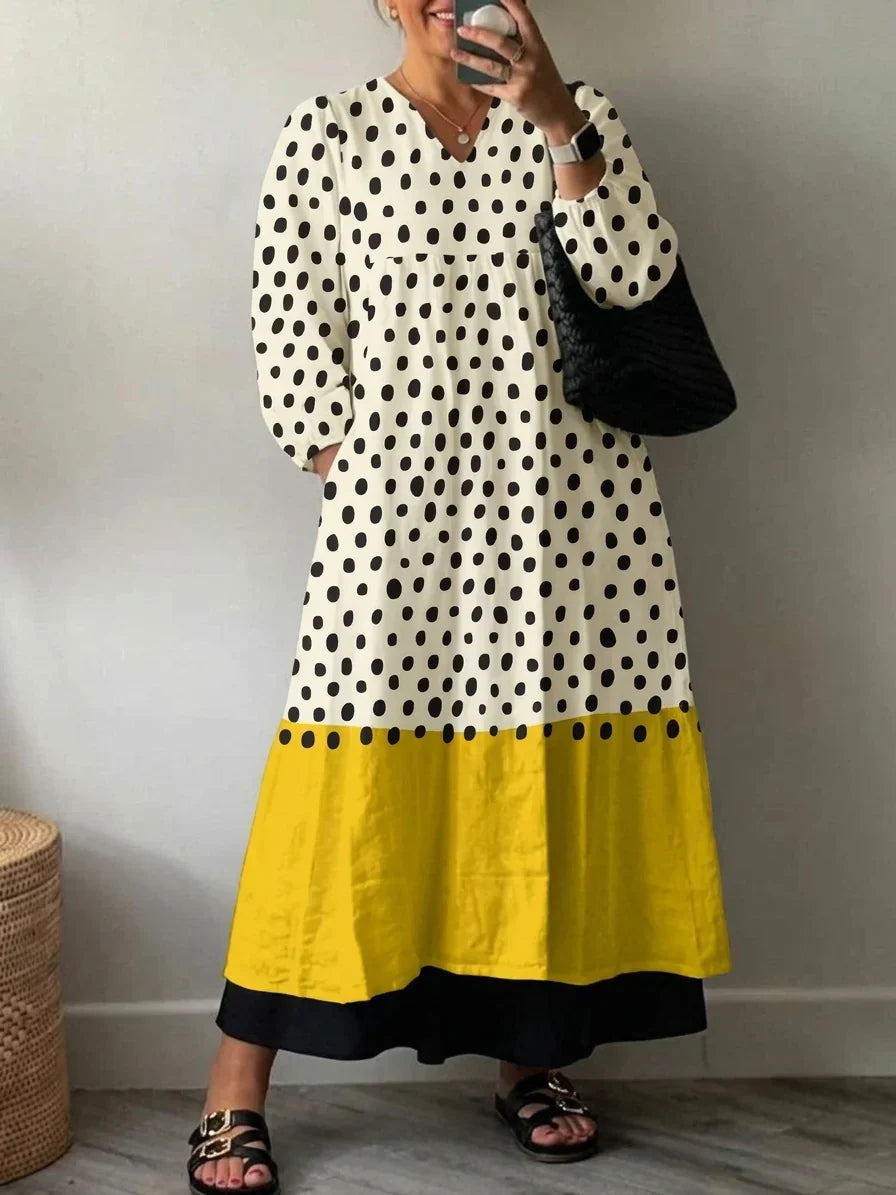 Elegante Gedrukte Jurk Anna