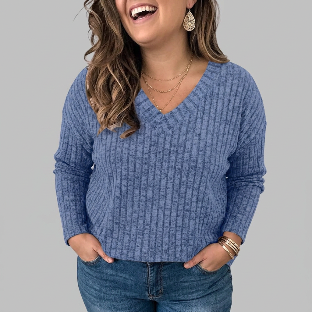 Opaline | V-Hals Lange Mouwen Top