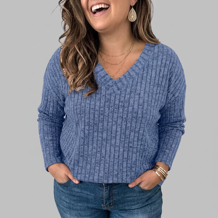 Opaline | V-Hals Lange Mouwen Top