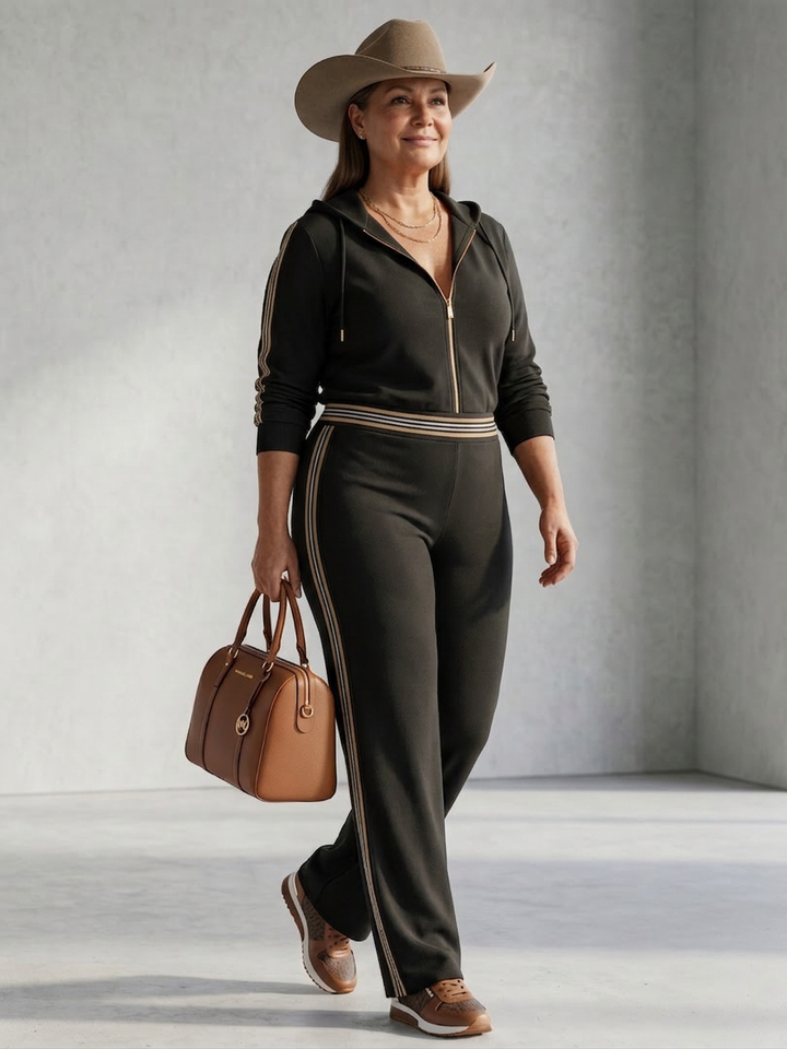 Alba | Zip Front Fitted Waist Jumpsuit