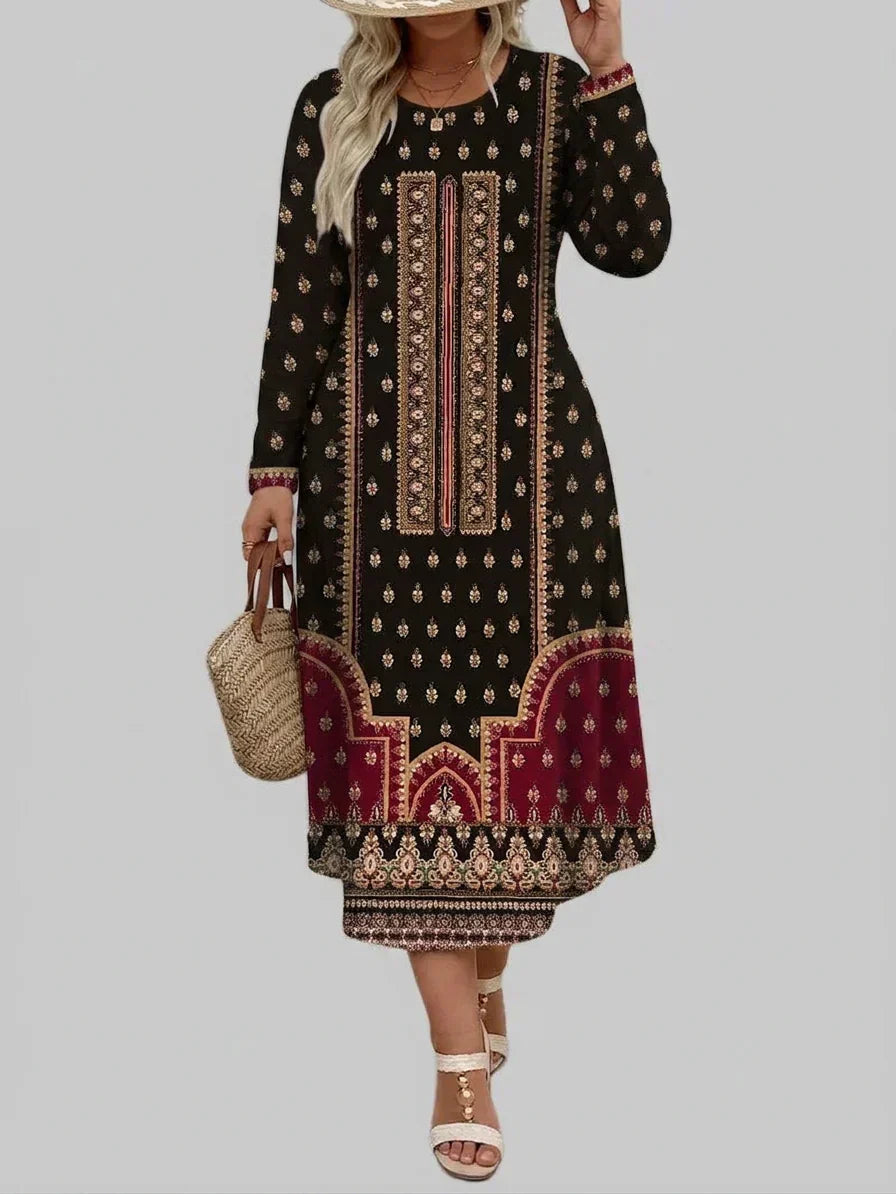 Cordelia | Retro Boho Jurk