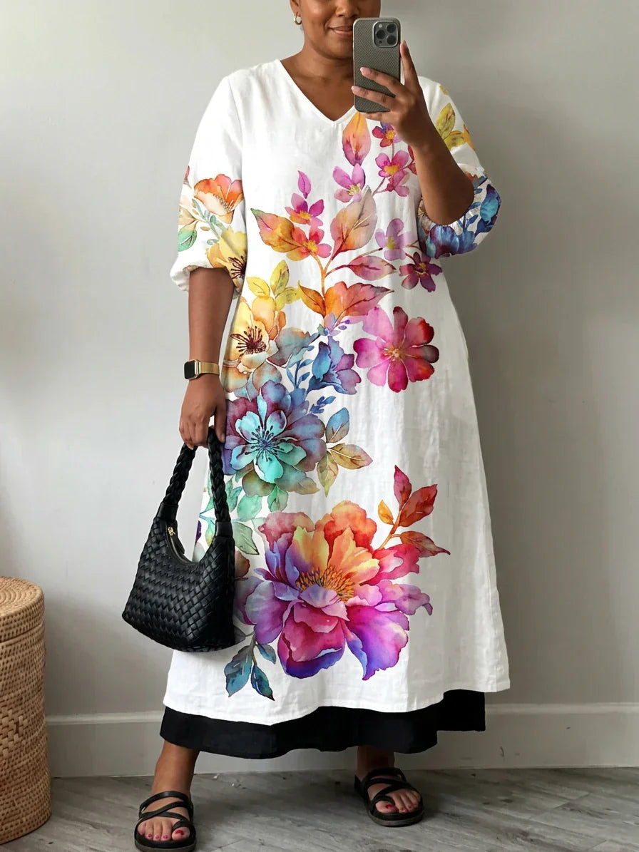 Elegante Geprinte Jurk Sofia