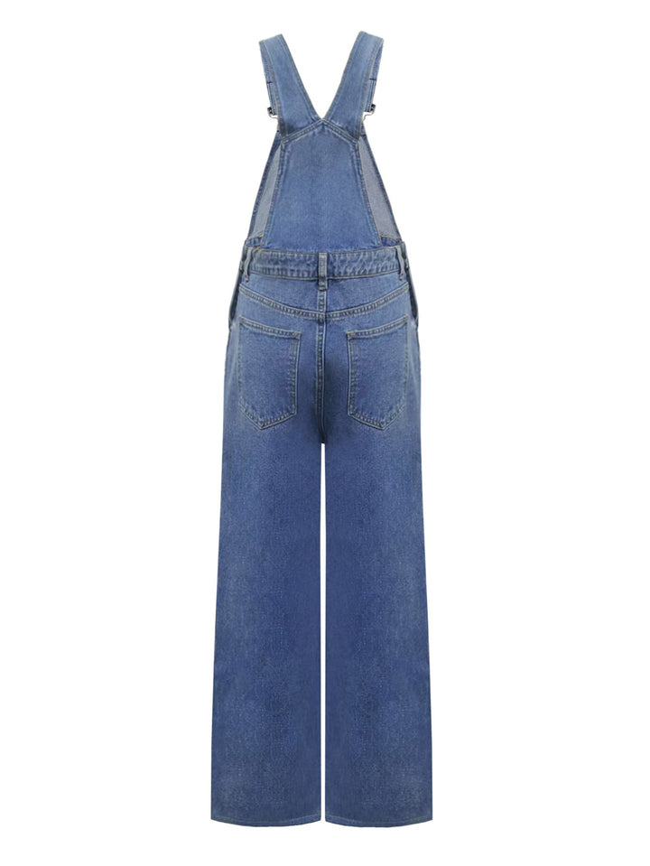 Amina Denim Overalls Casual