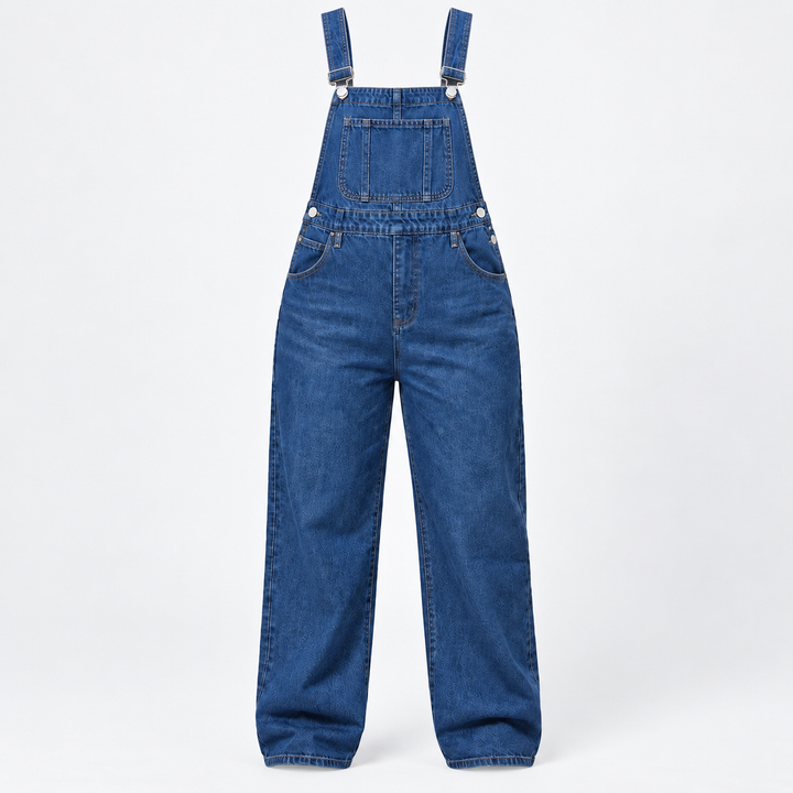 Amina Denim Overalls Casual