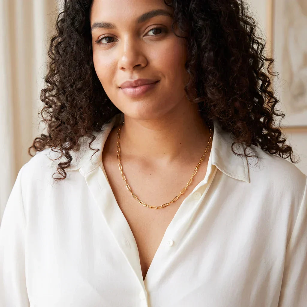 Sigrid Elegante Ketting | Goud