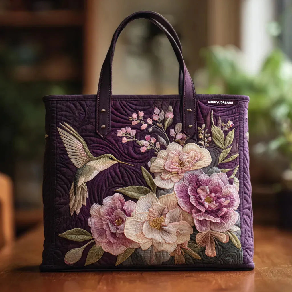 Fern Artisan Bag - Kolibries en Orchideeën