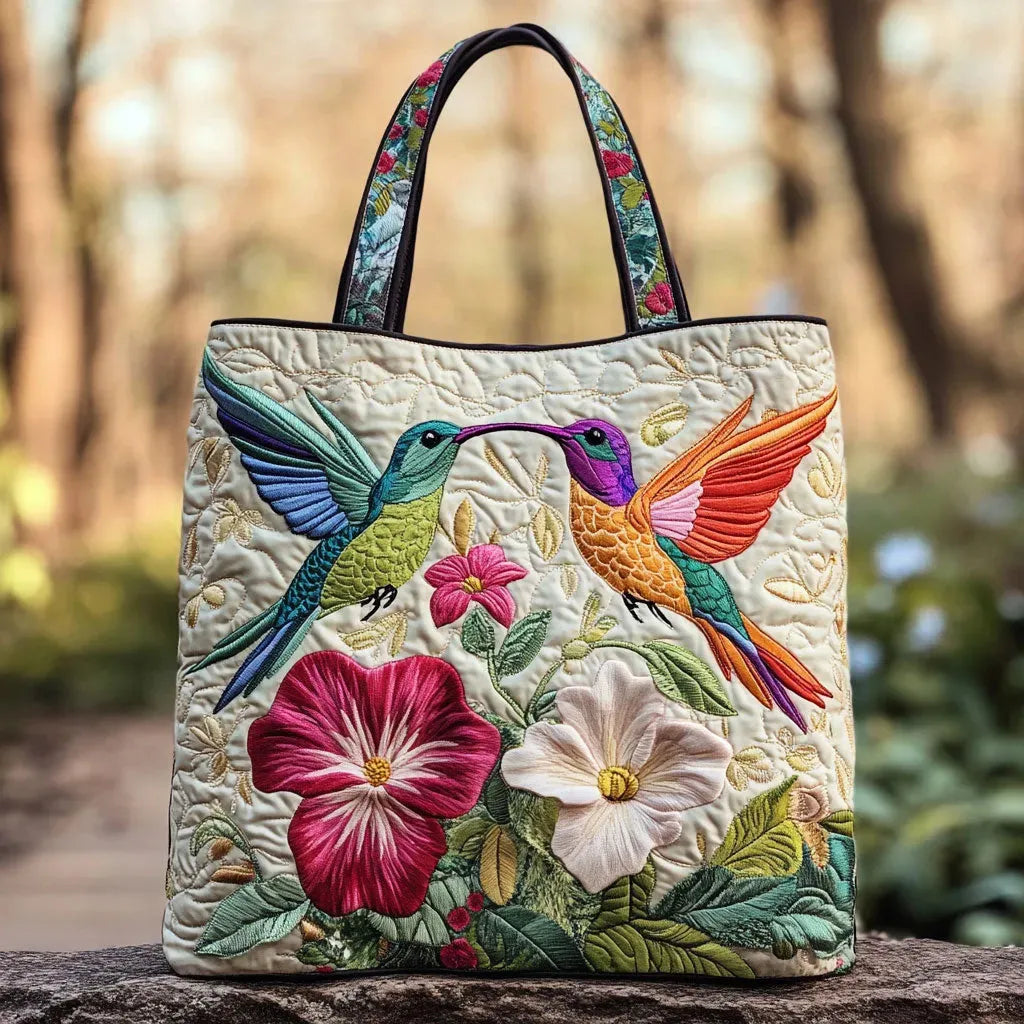 Tabitha Tas - Kolibrie en Witte Bloemen