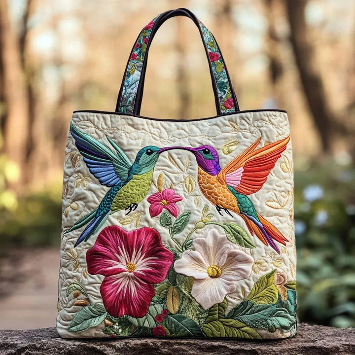 Tabitha Tas - Kolibrie en Witte Bloemen