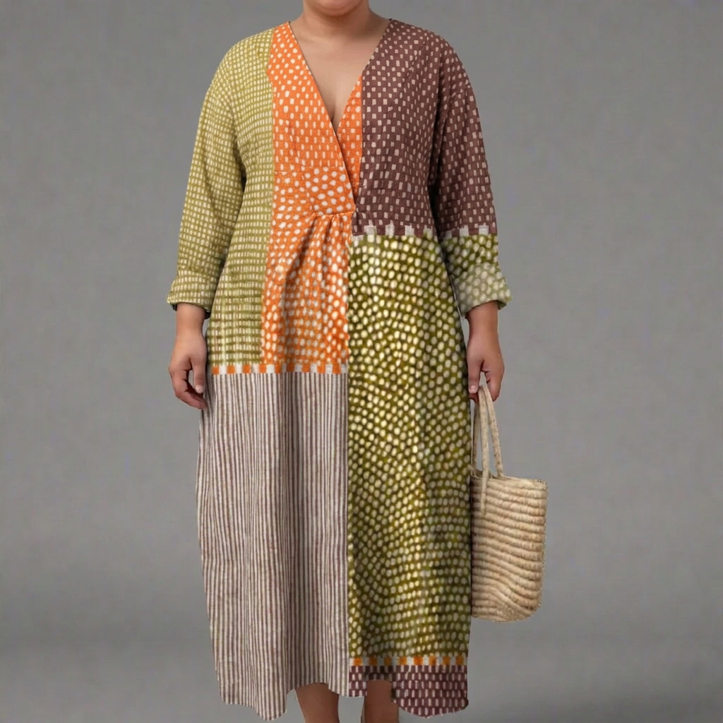 BEATRICE | ELEGANTE GEOMETRISCHE JURK