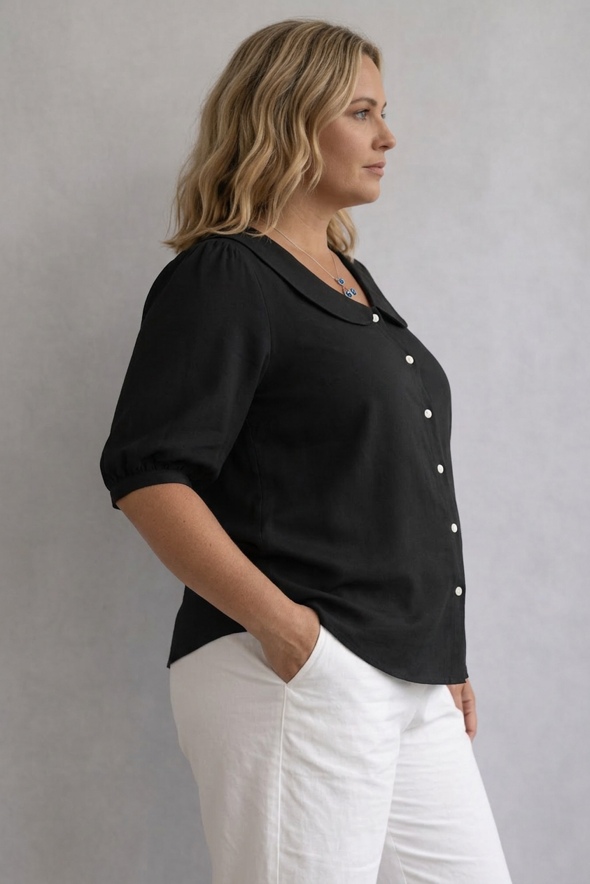 Saoirse | Blouse met Kraag