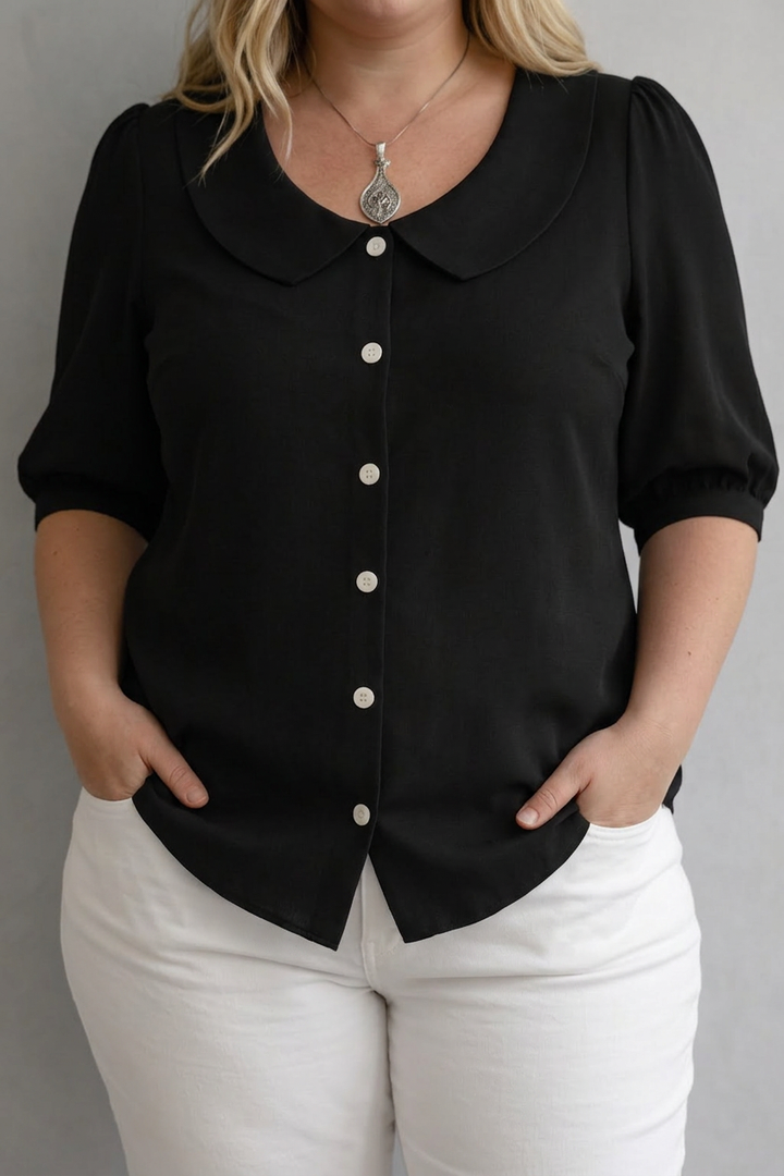 Saoirse | Blouse met Kraag