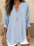 Carys | Trendy Gestreepte Blouse