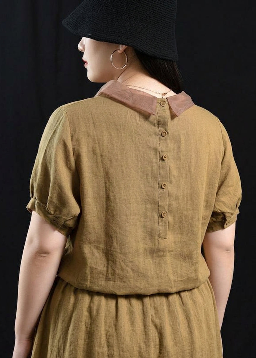 Saoirse - Zomer Linnen Shirt Blouse