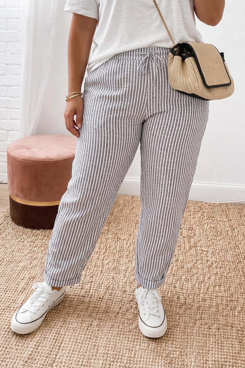 Astrid | Classic Stripe Relaxed Pants