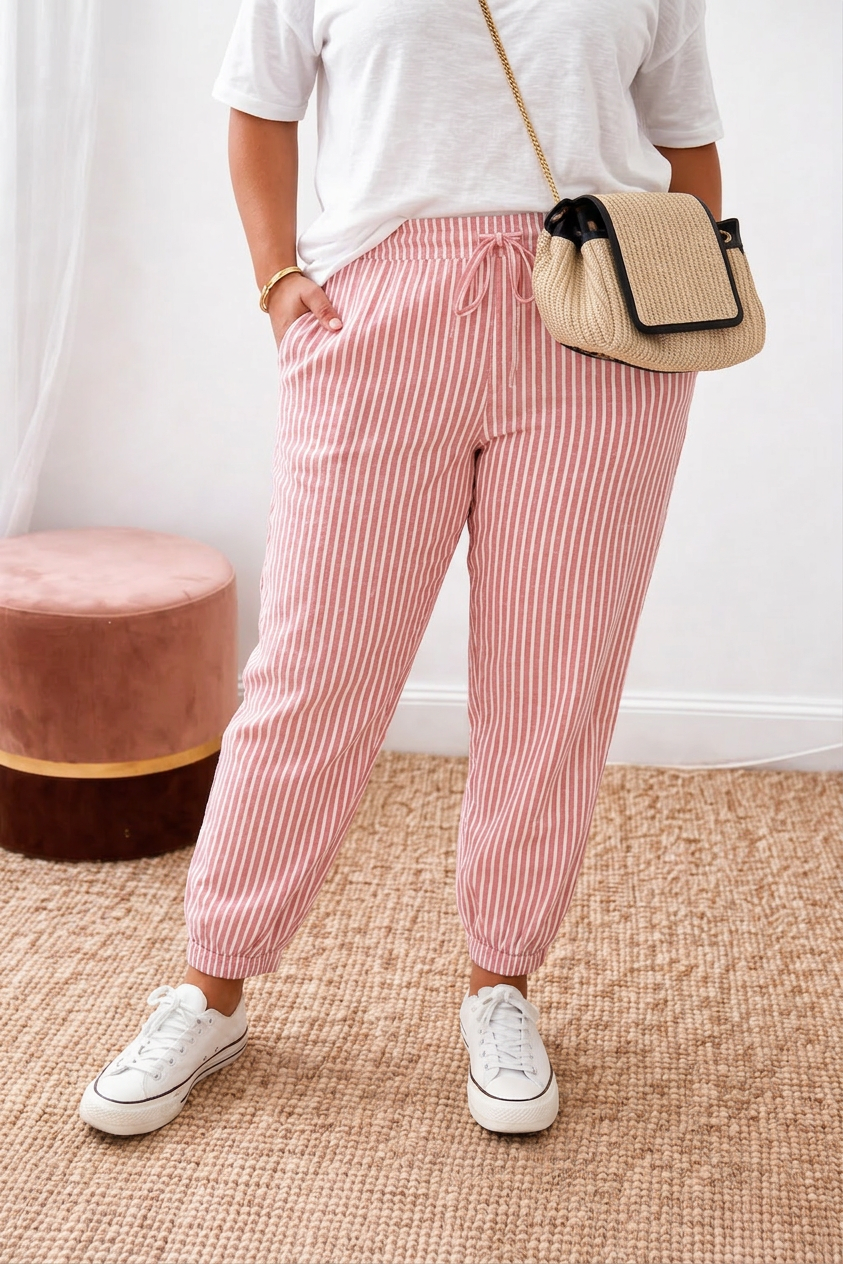 Magnolia | Blush Stripe Relaxed Pants