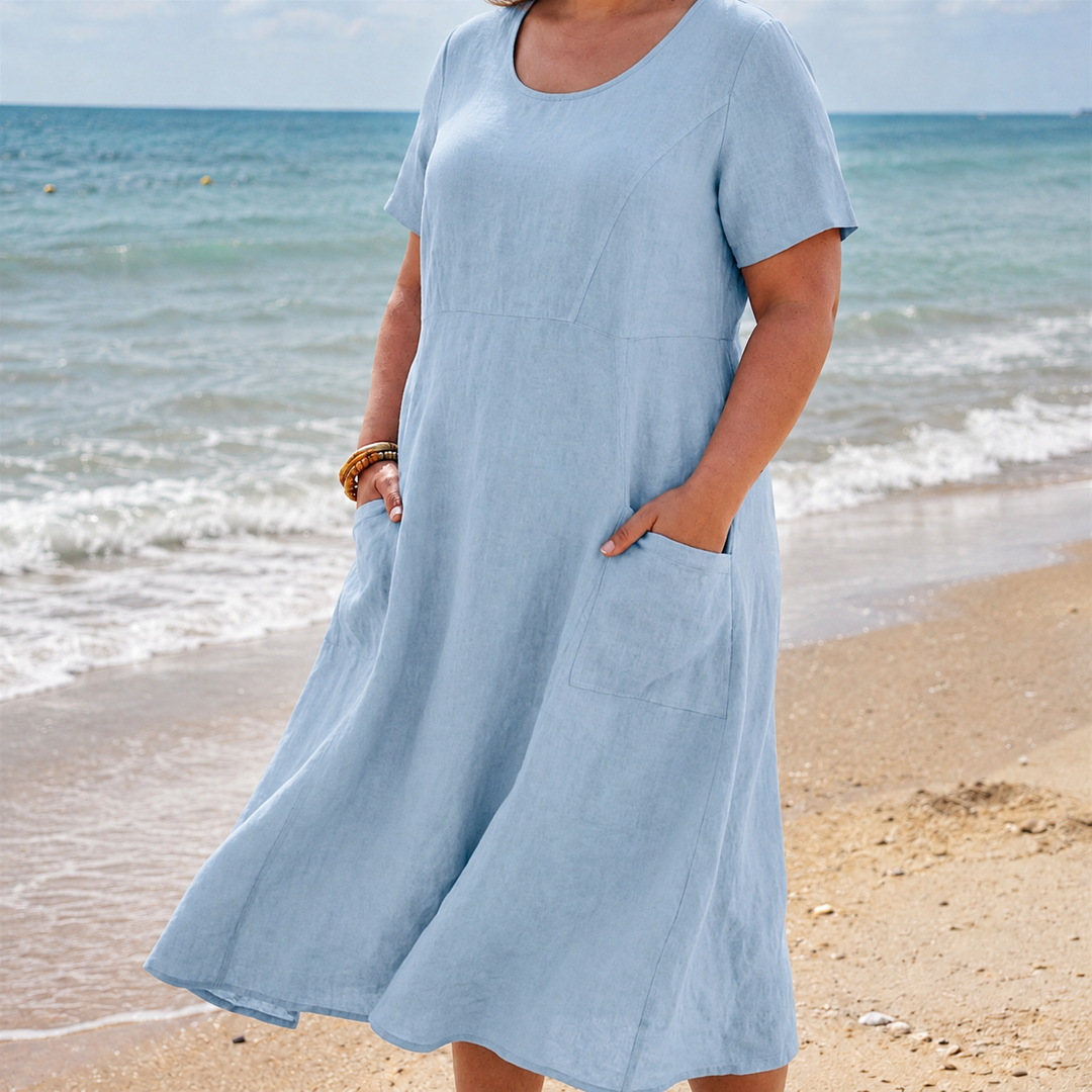 Fleur - Dames Pocket Jurk