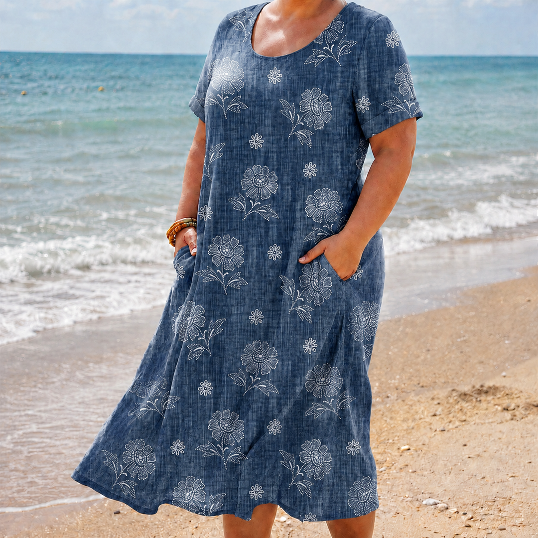 Keiko - Vrouwen Pocket Jurk