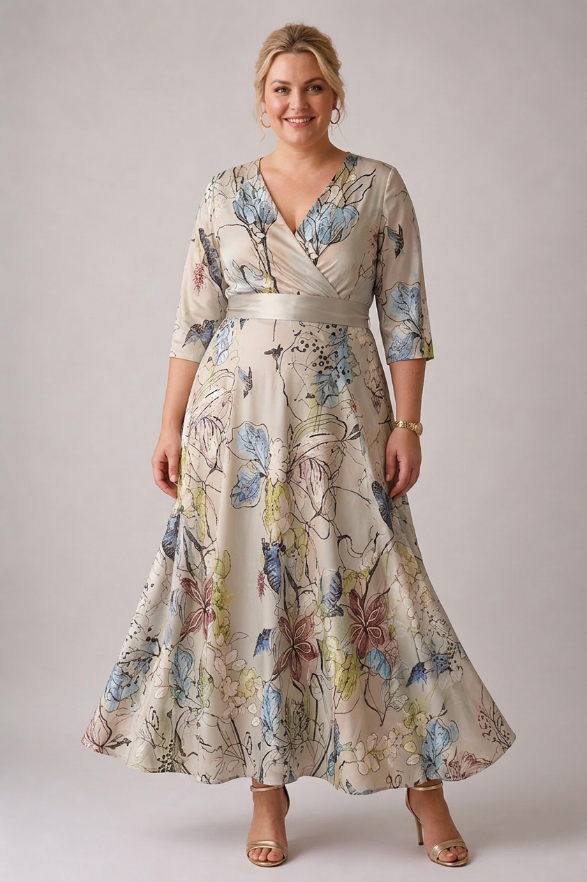 Freya | Chique Jurk met Bloemenprint