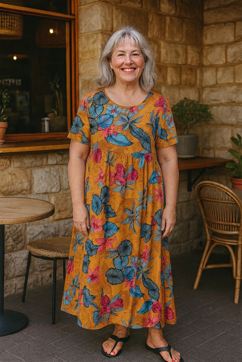 Monroe | Luchtige Bloemen Maxi Jurk