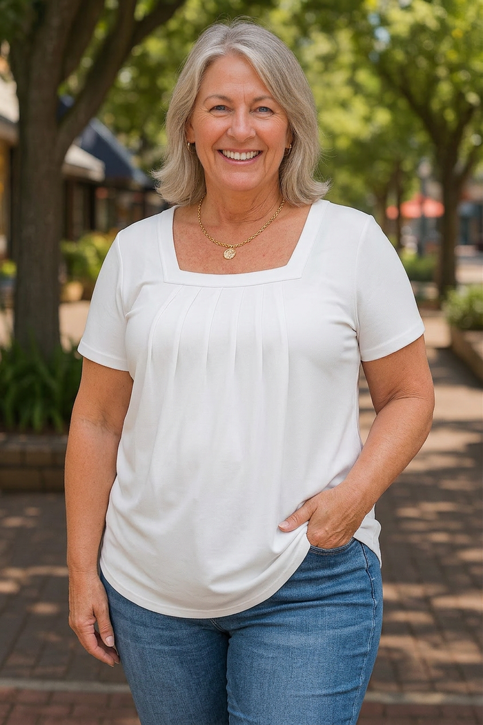 Anaïs | Plissé Comfort Top