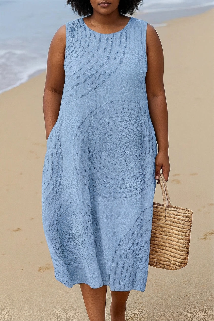 OTTILIE | CASUAL DRESS MET MOULOS PRINT