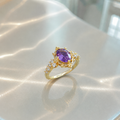 Hattie Tiara Ring | Goud