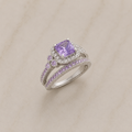Gwen Belofte Ring Set | Wit Goud