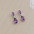 Maren Dewdrop Oorbellen | Wit Goud