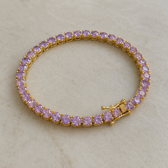 Demi Tennisarmband | Goud