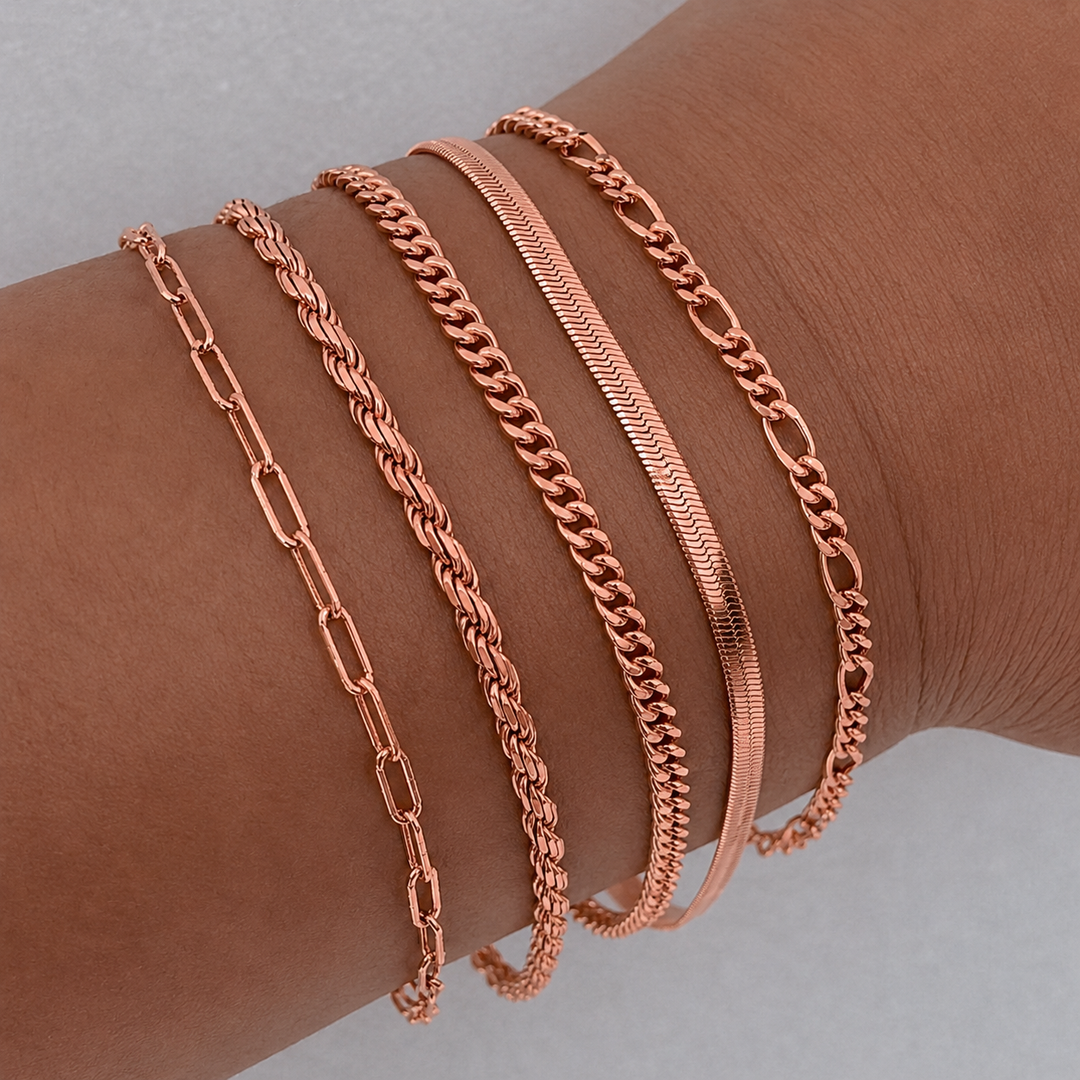 Isabeau Renner Armband Set | Wit Goud