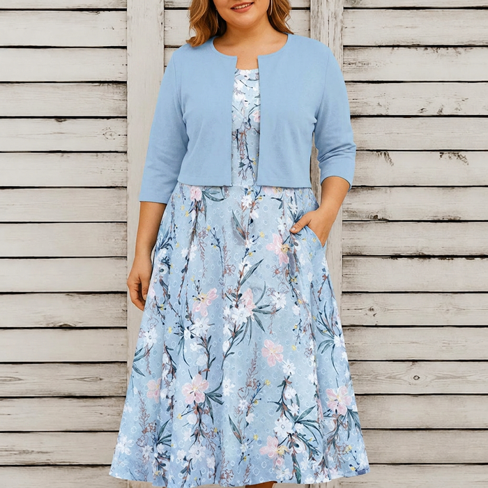 Rosanna - Bloemenjurk Twee-delig Set
