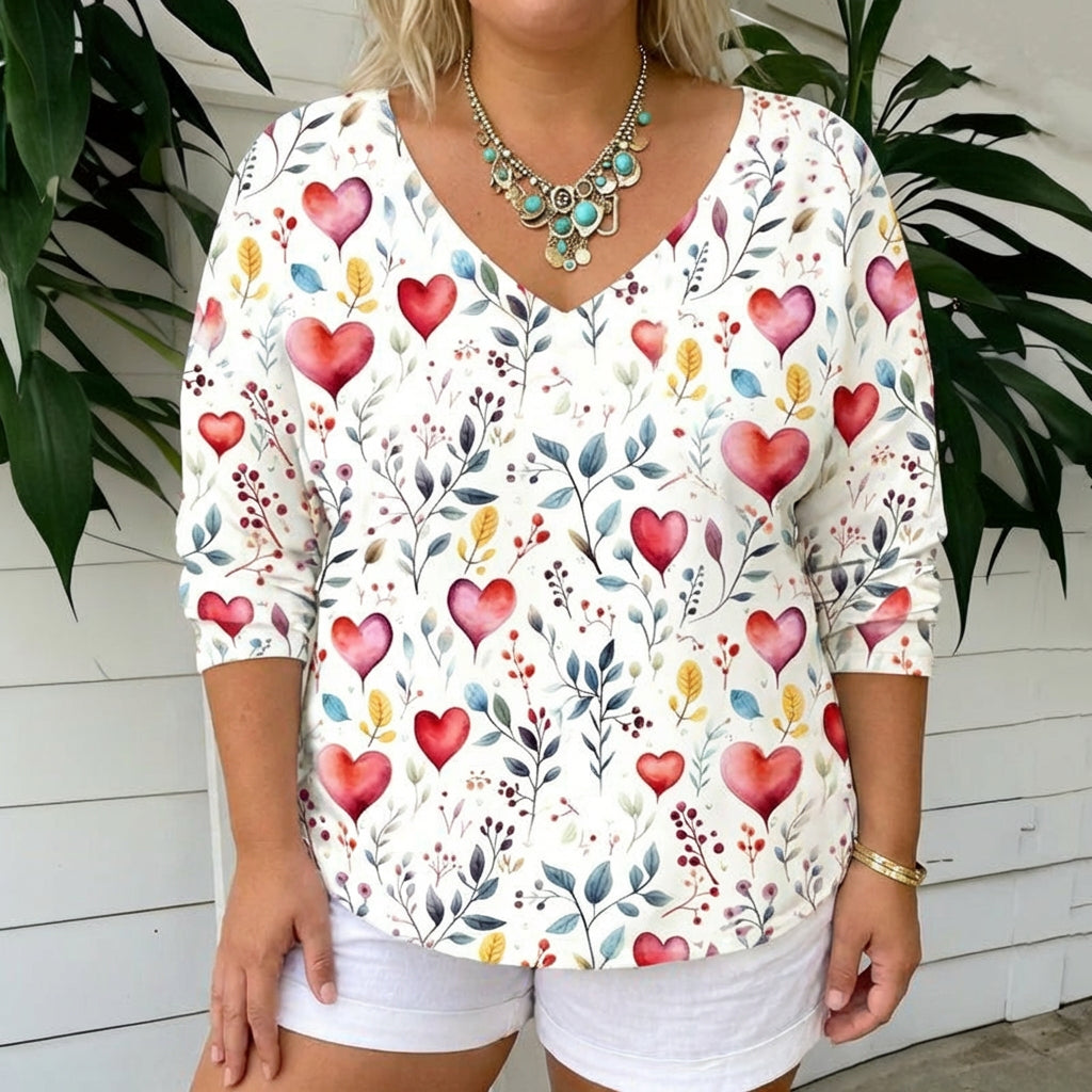 Casual Hartprint T-Shirt