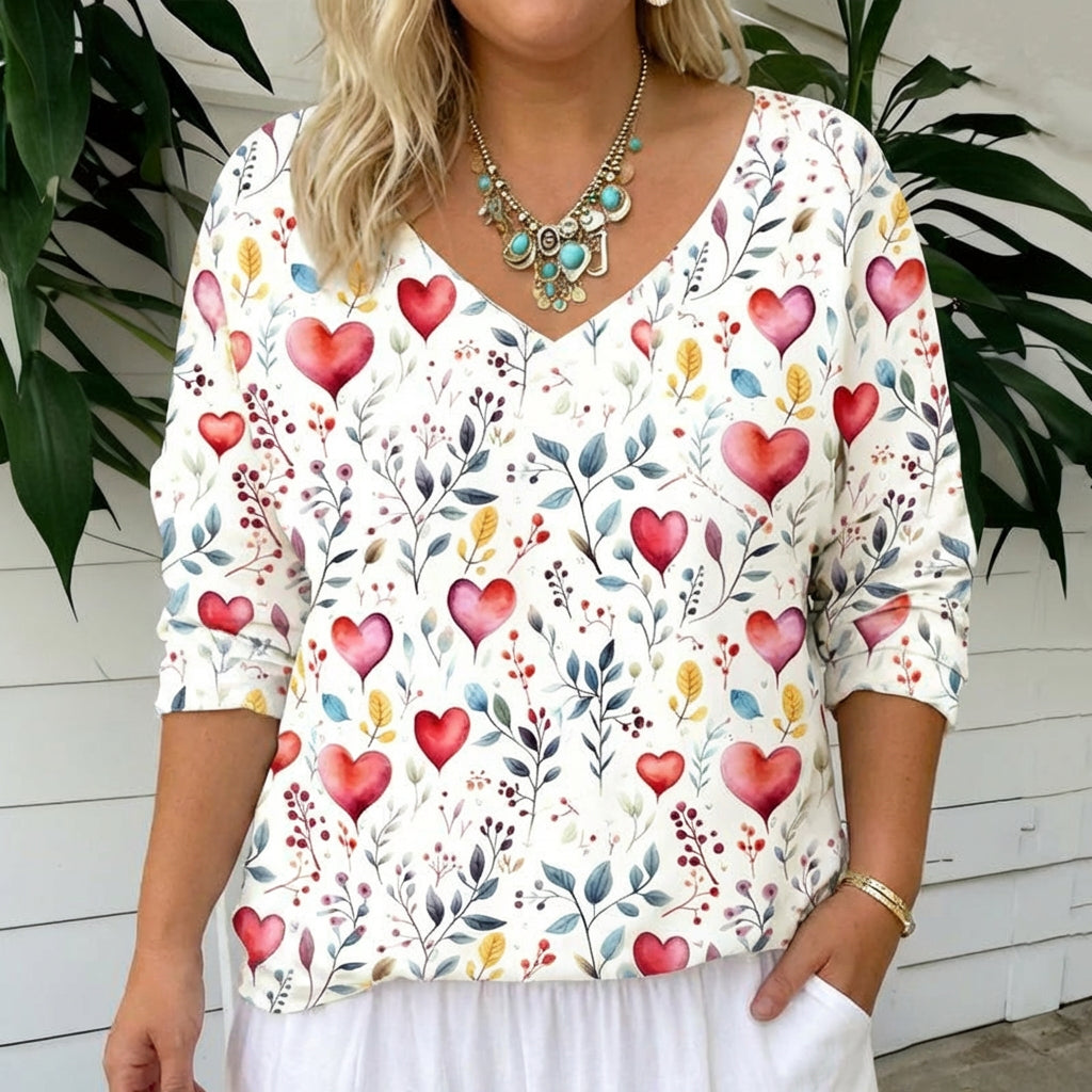 Casual Hartprint T-Shirt