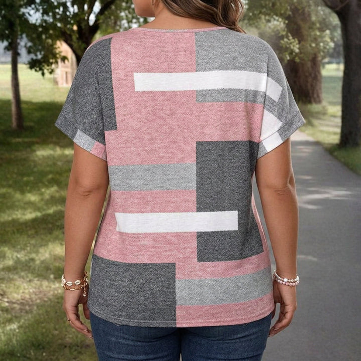 Nova | Casual Kleurblok Blouse